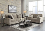 Miltonwood 2-piece brown upholstery Sofa and Loveseat