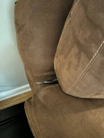 Brown sofa and XL chair