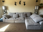 Modular Deep Seat Sofa — moving, must go!