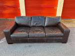 FREE DELIVERY - Room and Board Metro Leather Laino Coffee Sofa