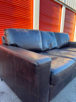 FREE DELIVERY - Room and Board Metro Leather Laino Coffee Sofa