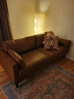 Leather Mid Century Couch/Sofa