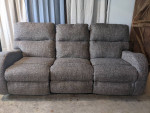 Beautiful Lay-Flat Dual Recliner Sofa