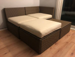 Outdoor Rattan Wicker Sectional Sofa Set of 7