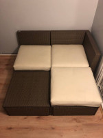 Outdoor Rattan Wicker Sectional Sofa Set of 7