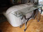 Glass Sofa Table