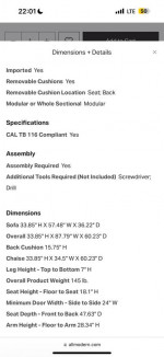 Aaron 88.98" Wide Reversible Sofa & Chaise