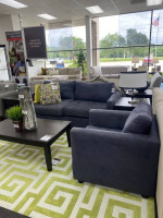 Levi Denim Sofa & Chair Set