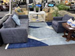 Levi Denim Sofa & Chair Set