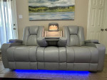 Kingvale Court Dual Power Reclining Sofa ($950)