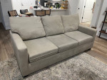 Beige sleeper sofa bed