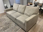 Beige sleeper sofa bed