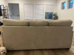 Beige sleeper sofa bed