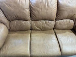 Leather Sofa and Love seat