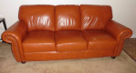 3-Piece Matching Brown Sofa Set