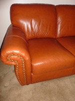 3-Piece Matching Brown Sofa Set