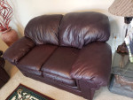 Love seat and Sofa leather