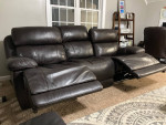 Leather  dual Recliner Sofa / Couch
