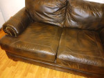 Leather sofa