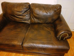 Leather sofa