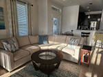 3 Piece Sectional Sofa with Coffee/End Tables