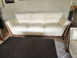 Beautiful New leather sofa-love seat-chair In Excellent Condition