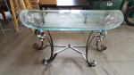 Beautiful matching glass coffee and sofa tables