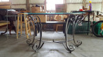 Beautiful matching glass coffee and sofa tables