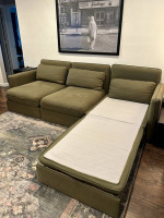 IKEA Vallentuna Modular Sofa Couch with Chaise Bed