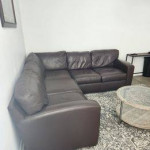 Brown Leather Sofa with FREE Delivery