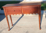 Console Sofa Table with Cabriole Legs