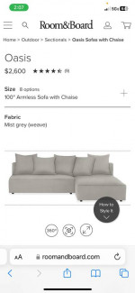 Outdoor sofa