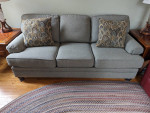 Sofa, chair and ottoman