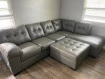 Grey “DONLEEN” Ashley’s sectional Sofa set