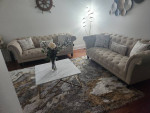 sofa + rug + center table