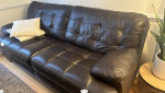 Genuine leather sofa