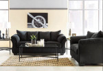 Stairatt gray fabric Sofa and Loveseat