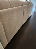 Beige 3 Piece Sectional Sofa (NEW)