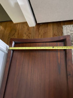 wood sofa console table