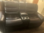 Reclining love seat and sofa with…..