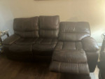 Reclining love seat and sofa with…..