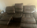 Reclining love seat and sofa with…..