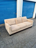 Beige 3-Seat Sofa