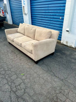 Beige 3-Seat Sofa