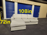 FREE DELIVERY Couch Sofa Sectional 2 Piece Beige