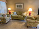 Beautiful, sunny sofa and chair set
