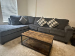 Sofa 2PC with Chaise - Smoke Gray