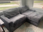sofa and chaise lounge