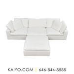 Sundays Movie Night Three Piece Modular Sofa with Ottoman (Was 5090)