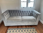 Mitchell Gold Fiona Velvet Sleeper Sofa